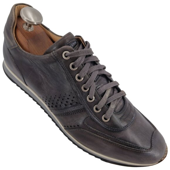 Magnanni Other - Magnanni Spain Patina Gray Leather Fashion Sneakers Mens 9M Casual Dress Shoes